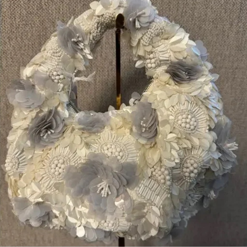 Floral Embellished Handbag